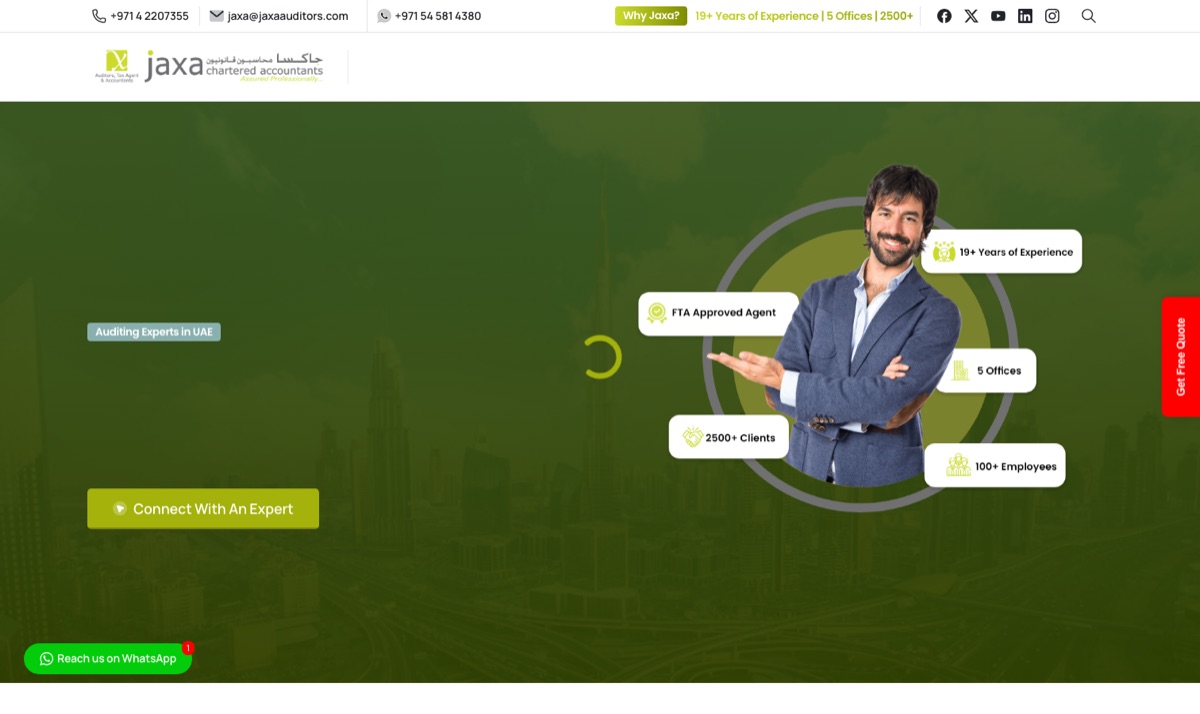 A firm's website before Marble