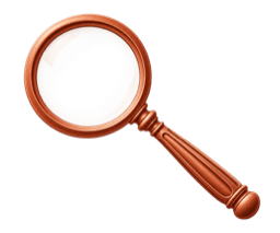 A magnifying glass
